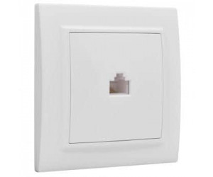 როზეტი კომპიუტერის EKF ERK01-035-10 RJ45 1 განყოფილებიანი