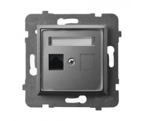 როზეტი კომპიუტერის GPK-1U-K-m-70 RJ45 Cat 5e 1 განყოფილებიანი