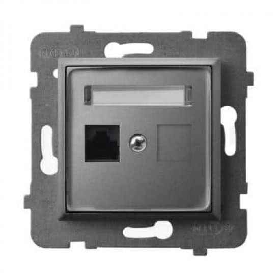 როზეტი კომპიუტერის GPK-1U-K-m-70 RJ45 Cat 5e 1 განყოფილებიანი ელექტრო აქსესუარები, წვრილი ტექნიკა Ospel არის პოლონური კომპანია, რომელიც 60 წელზე მეტხანს აწარმოებს ელექტროსამონტაჟო მოწყობილობებს. როზეტი კომპიუტერის GPK-1U-K-m-70 RJ45 Cat 5e 1 განყოფილებიანი