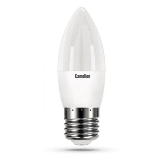 შუქდიოდური ნათურაLED12-C35-865-E27 6500K 12W E27 ელექტრო აქსესუარები, წვრილი ტექნიკა Camelion აწარმოებს მაღალხარისხიან პროდუქციას: კვების წყარო, სინათლის წყარო, სანათები. შუქდიოდური ნათურაLED12-C35-865-E27 6500K 12W E27