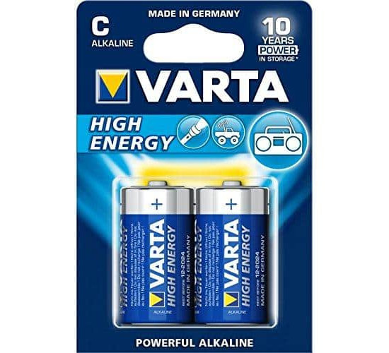 ელემენტი VARTA High Energy C Alkaline 2 ც