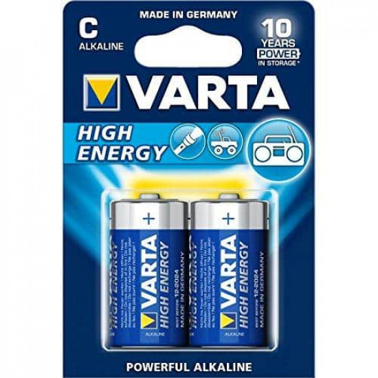 ელემენტი VARTA High Energy C Alkaline 2 ც ელექტრო აქსესუარები, წვრილი ტექნიკა body{margin:0;padding:8px;overflow:auto;width:100%;height:100%;} p{line-height:1. ელემენტი VARTA High Energy C Alkaline 2 ც