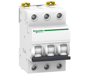 ავტომატური ამომრთველი Schneider Electric 6kA 10A 3P C A9K24310