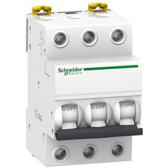 ავტომატური ამომრთველი Schneider Electric 6kA 10A 3P C A9K24310 ელექტრო აქსესუარები, წვრილი ტექნიკა ავტომატური ამომრთველი Schneider Electric 6kA 10A 1P C A9K24110 დაიცავს თქვენს ქსელს მოკლე ჩართვისგან და გადატვირთვისგან. ავტომატური ამომრთველი Schneider Electric 6kA 10A 3P C A9K24310