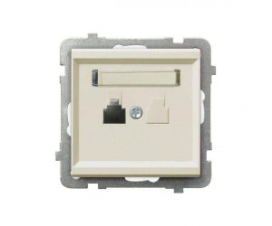 როზეტი ტელეფონის Ospel GPT-1R-m-27 1 განყოფილებიანი