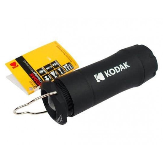 ფანარი Kodak LED Multi-Use 60 PP12 CDU ელექტრო აქსესუარები, წვრილი ტექნიკა ტექნიკური მახასიათებლები: • მწარმოებელი: Kodak • ფანრის ტიპი: სალაშქრო, სათევზაო • სიკაშკაშე: 60 lm • ელემენტის ტიპი: 3 x AAA • განათების 3 რეჟიმი • განათების მანძილი: 35 მ ფიზიკური პარამეტრები: • დაცვა: IP64 • სიგრძე: 300 მ ფანარი Kodak LED Multi-Use 60 PP12 CDU
