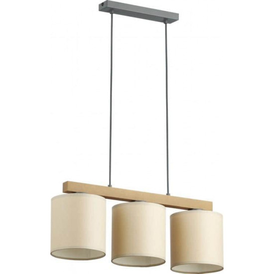 საკიდი Lighting VERA 4249 3хE27 60W ელექტრო აქსესუარები, წვრილი ტექნიკა ტექნიკური მახასიათებლები: • მწარმოებელი: TK Lighting • კოლექცია: VERA • დაცვის კლასი: IP20 • სიმძლავრე: 60 W • ნათურების რაოდენობა: 3 • ცოკოლის ტიპი: E27 ფიზიკური პარამეტრები: • სიგანე: 165 მმ • სიგრძე: 570 მმ • სიმაღლე: 1100 მ საკიდი Lighting VERA 4249 3хE27 60W