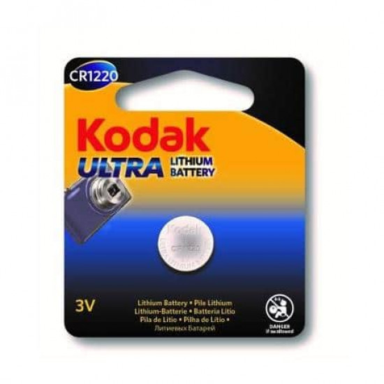 ელემენტი Kodak Ultra 30414365 CR1220 Lithium 3V 1 ც ელექტრო აქსესუარები, წვრილი ტექნიკა ელემენტი Kodak Ultra 30414365 CR1220 Lithium 3V 1 ც ტექნიკური მახასიათებლები:• მწარმოებელი: Kodak• ტიპი: ელემენტი• ზომა: CR1220• რაოდენობა: 1 დამატებითი მახასიათებლები:• ტექნოლოგია: Lithium• ძაბვა: 3 V კომპლექტა ელემენტი Kodak Ultra 30414365 CR1220 Lithium 3V 1 ც
