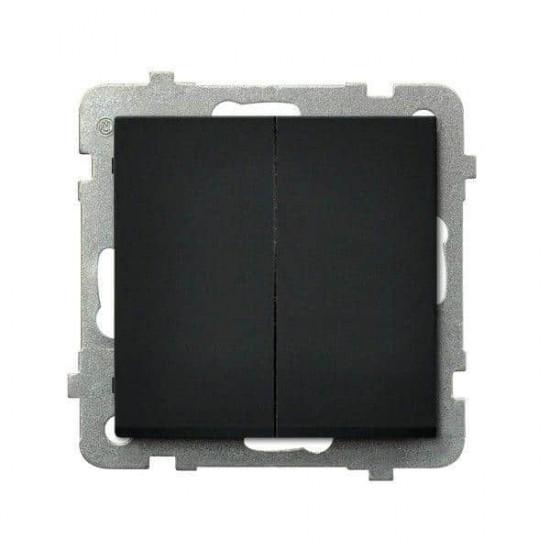 გადამრთველი Ospel2R-m-33 2 კლავიშიანი ელექტრო აქსესუარები, წვრილი ტექნიკა Ospel არის პოლონური კომპანია, რომელიც 60 წელზე მეტხანს აწარმოებს ელექტროსამონტაჟო მოწყობილობებს. გადამრთველი Ospel2R-m-33 2 კლავიშიანი