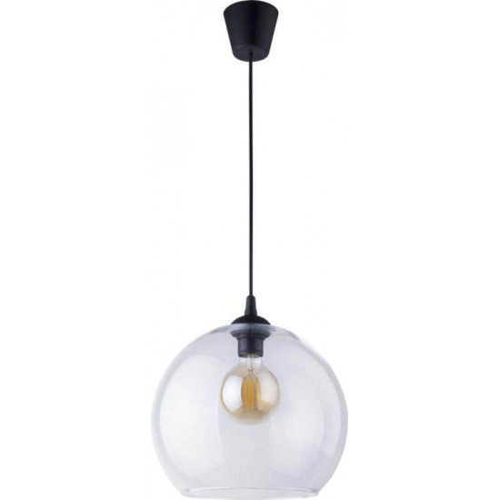 საკიდი Lighting CUBUS გამჭვირვალე 2076 1хE27 60W ელექტრო აქსესუარები, წვრილი ტექნიკა ტექნიკური მახასიათებლები: • მწარმოებელი: TK Lighting • კოლექცია: CUBUS • დაცვის კლასი: IP20 • სიმძლავრე: 60 W • ნათურების რაოდენობა: 1 • ცოკოლის ტიპი: E27 ფიზიკური პარამეტრები: • დიამეტრი: 300 მმ • სიმაღლე: 1160 მმ საკიდი Lighting CUBUS გამჭვირვალე 2076 1хE27 60W