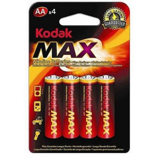ელემენტი Kodak Max 30952867 AA Alkaline 4 ც ელექტრო აქსესუარები, წვრილი ტექნიკა ელემენტი Kodak Max 30952867 AA Alkaline 4 ც ტექნიკური მახასიათებლები:• მწარმოებელი: Kodak• ტიპი: ელემენტი• ზომა: AA • რაოდენობა: 4 დამატებითი მახასიათებლები:• ტექნოლოგია: Alkaline• ძაბვა: 1. ელემენტი Kodak Max 30952867 AA Alkaline 4 ც