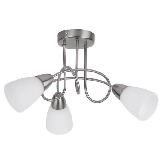 ჭაღი Polla 6078 E14 3x MAX 40W ელექტრო აქსესუარები, წვრილი ტექნიკა Rabalux-ის პროდუქცია გამოირჩევა საიმედოობით და ოპტიმალური ფასებით. ჭაღი Polla 6078 E14 3x MAX 40W
