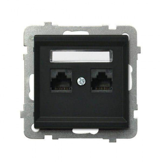 როზეტი კომპიუტერის CAT 5E Ospel GPK-2R-K-m-33 2 განყოფილებიანი ელექტრო აქსესუარები, წვრილი ტექნიკა Ospel არის პოლონური კომპანია, რომელიც 60 წელზე მეტხანს აწარმოებს ელექტროსამონტაჟო მოწყობილობებს. როზეტი კომპიუტერის CAT 5E Ospel GPK-2R-K-m-33 2 განყოფილებიანი