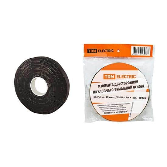 ლენტი საიზოლაციო ორმხრივი TDM SQ0526-0501 7 მ ელექტრო აქსესუარები, წვრილი ტექნიკა ლენტი საიზოლაციო ორმხრივი TDM SQ0526-0501 7 მ ეს ლენტი განკუთვნილია ელექტროსადენების ჰერმეტიზაციისთვის. ლენტი საიზოლაციო ორმხრივი TDM SQ0526-0501 7 მ