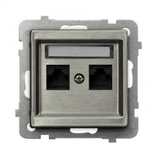 როზეტი კომპიუტერის GPK-2RM-K-m-37 RJ45 Cat 5e 2 განყოფილებიანი ელექტრო აქსესუარები, წვრილი ტექნიკა Ospel არის პოლონური კომპანია, რომელიც 60 წელზე მეტხანს აწარმოებს ელექტროსამონტაჟო მოწყობილობებს. როზეტი კომპიუტერის GPK-2RM-K-m-37 RJ45 Cat 5e 2 განყოფილებიანი