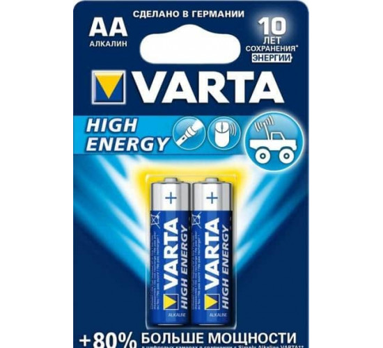 ელემენტი VARTA Alkaline High Energy AA 1.5 V 1 ც