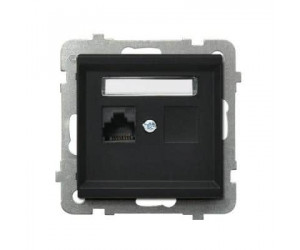 როზეტი კომპიუტერის Ospel GPK-1R-K-m-33 RJ45 Cat 5e 1 განყოფილებიანი