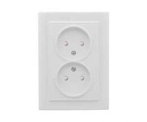როზეტი შტორებით EKF ERR10-102-100 2 განყოფილებიანი