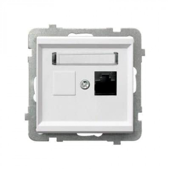 როზეტი კომპიუტერის Ospel GPK-1R-K-m-00 RJ45 Cat 5e 1 განყოფილებიანი ელექტრო აქსესუარები, წვრილი ტექნიკა Ospel არის პოლონური კომპანია, რომელიც 60 წელზე მეტხანს აწარმოებს ელექტროსამონტაჟო მოწყობილობებს. როზეტი კომპიუტერის Ospel GPK-1R-K-m-00 RJ45 Cat 5e 1 განყოფილებიანი