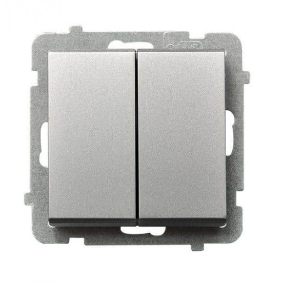 გადამრთველი Ospel2R-m-38 2 კლავიშიანი ელექტრო აქსესუარები, წვრილი ტექნიკა Ospel არის პოლონური კომპანია, რომელიც 60 წელზე მეტხანს აწარმოებს ელექტროსამონტაჟო მოწყობილობებს. გადამრთველი Ospel2R-m-38 2 კლავიშიანი