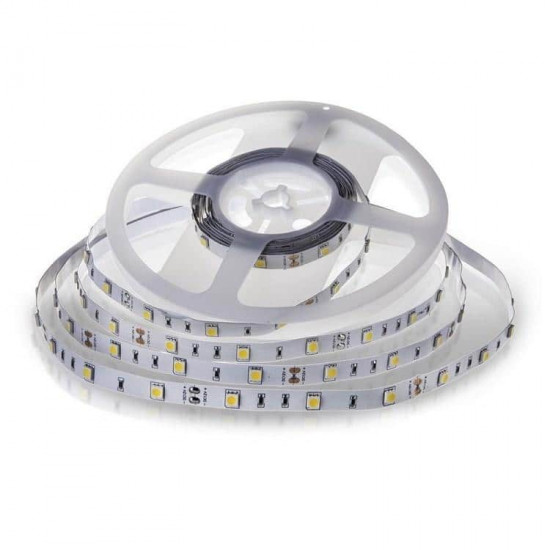LED ლენტი V-TAC SMD5050 30LEDs 6000K 5 მ ელექტრო აქსესუარები, წვრილი ტექნიკა LED ლენტი არის მოქნილი ლენტი დაბალი ძაბვით - 12V. LED ლენტი V-TAC SMD5050 30LEDs 6000K 5 მ