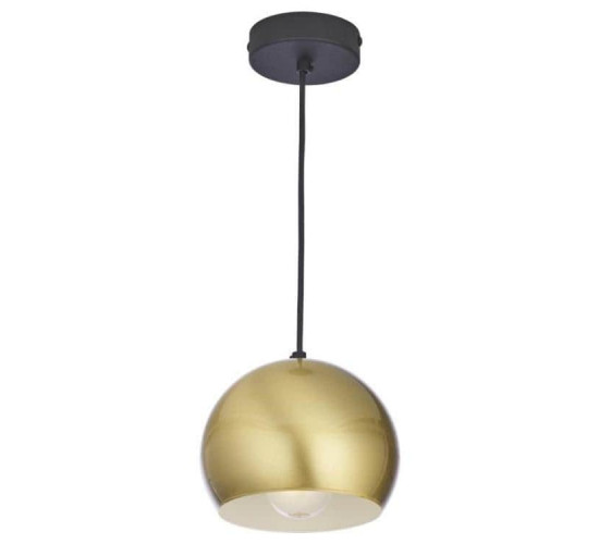 საკიდი Lighting CASTELLO ოქროსფერი 2781 1хE27 60W ელექტრო აქსესუარები, წვრილი ტექნიკა ტექნიკური მახასიათებლები: • მწარმოებელი: TK Lighting • კოლექცია: CASTELLO • დაცვის კლასი: IP20 • სიმძლავრე: 60 W • ნათურების რაოდენობა: 1 • ცოკოლის ტიპი: E27 ფიზიკური პარამეტრები: • დიამეტრი: 170 მმ • სიმაღლე: 105 საკიდი Lighting CASTELLO ოქროსფერი 2781 1хE27 60W