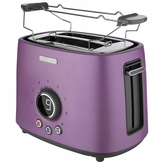 ტოსტერი Sencor STS 6053VT Toaster ტოსტერი ძირითადი მახასიათებლები:სიმძლავრე: 1000 Wტოსტების რაოდენობა: 2დაბრაწვის დონეების რაოდენობა: 9ფუნქციური მახასიათებლები:ტაიმერინამცეცების შემგროვებელიგალღობასადენის სათავსოგაცურების საწინააღმდეგო ფეხებიმარტივად წმენდადიტოსტების ავტომატური გასწორებაფიზიკუ ტოსტერი Sencor STS 6053VT Toaster
