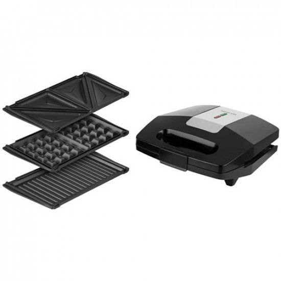 ტოსტერი SSM 9410SS Sandwich Maker SENCOR ტოსტერი ძირითადი მახასიათებლები: სიმძლავრე: 700 Wგანყოფილებების რაოდენობა: 3სენდვიჩების რაოდენობა: 2ფუნქციური და მახასიათებლები:მიმწვრობის საწინააღმედგო საფარიჩართვის ინდიკატორითერმოიზოლირებული კორპუსიწითელი და მწვანე მაჩვენებლები ფიზიკური მახასიათ ტოსტერი SSM 9410SS Sandwich Maker SENCOR