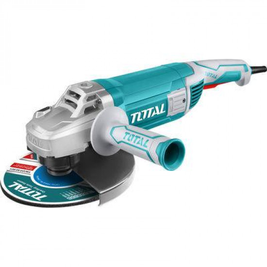 კუთხის სახეხი მანქანა Total TG1252306 2400W ხელსაწყოები, ელექტრო ინსტრუმენტები კუთხის სახეხი მანქანა Total TG1252306 2400WTOTAL TG1252306 განკუთვნილია ზედაპირების დასამუშავებლად და სხვადასხვა მასალის გადასაჭრელად. კუთხის სახეხი მანქანა Total TG1252306 2400W