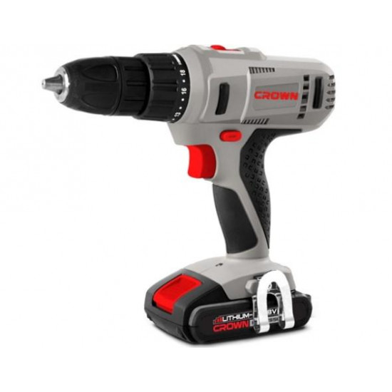 აკუმულატორის დრელი-სახრახნისი Crown CT21056L 18V ხელსაწყოები, ელექტრო ინსტრუმენტები აკუმულატორის დრელი-სახრახნისი Crown CT21056L 18V ეს არის უნივერსალური გამოყენების მსუბუქი და კომპაქტური დრელი-სახრახნისი. აკუმულატორის დრელი-სახრახნისი Crown CT21056L 18V