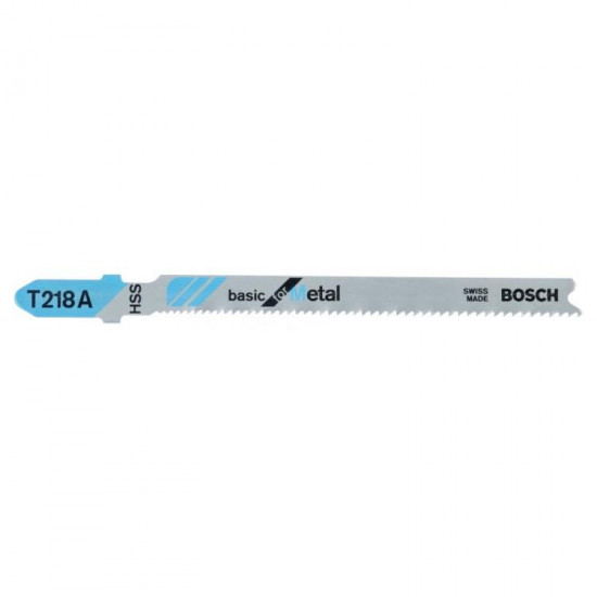 პირი ბეწვახერხის 5ც BOSCH T218A ხელსაწყოები, ინსტრუმენტების მასალები პირი ბეწვახერხის 5ც BOSCH T218A ეს არის გამძლე ბეწვახერხის პირი, რომელიც გამოიყენება ხის დასამუშავებლად. პირი ბეწვახერხის 5ც BOSCH T218A
