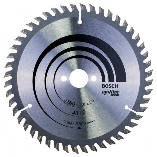 ცირკულარული დისკი Bosch Optiline Wood 160x2.6x20 მმ 48 ხელსაწყოები, ინსტრუმენტების მასალები body{margin:0;padding:8px;overflow:auto;width:100%;height:100%;} p{line-height:1. ცირკულარული დისკი Bosch Optiline Wood 160x2.6x20 მმ 48