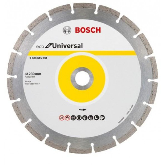 ალმასის დისკი Bosch ECO Universal 230х22.23 მმ ხელსაწყოები, ინსტრუმენტების მასალები body{margin:0;padding:8px;overflow:auto;width:100%;height:100%;} p{line-height:1. ალმასის დისკი Bosch ECO Universal 230х22.23 მმ