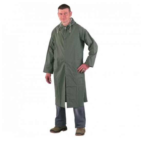 საწვიმარი ლაბადა Coverguard PVC 50302 XL მწვანე ხელსაწყოები, სპეცტანსაცმელი ტექნიკური მახასიათებლები:• მწარმოებელი: Coverguard ფიზიკური პარამეტრები:• მასალა: პოლიესტერი, PVC • სიგრძე: 120 სმ• სისქე: 0,32 მმ• ფერი: მწვანე• ზომა: XL საწვიმარი ლაბადა Coverguard PVC 50302 XL მწვანე