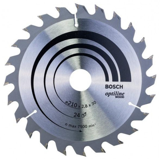 ცირკულარული დისკი Bosch Optiline Wood 210x2.8x30 მმ 24 ხელსაწყოები, ინსტრუმენტების მასალები body{margin:0;padding:8px;overflow:auto;width:100%;height:100%;} p{line-height:1. ცირკულარული დისკი Bosch Optiline Wood 210x2.8x30 მმ 24