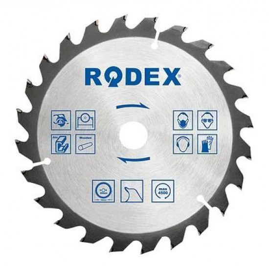 სახერხი დისკი ხისთვის Rodex RTS40180 40T 180 მმ ხელსაწყოები, ინსტრუმენტების მასალები Rodex RTS40180 არის მაღალწარმოებადი სახერხი დისკი, რომელიც განკუთვნილია ხის მასალასთან სამუშაოდ. სახერხი დისკი ხისთვის Rodex RTS40180 40T 180 მმ
