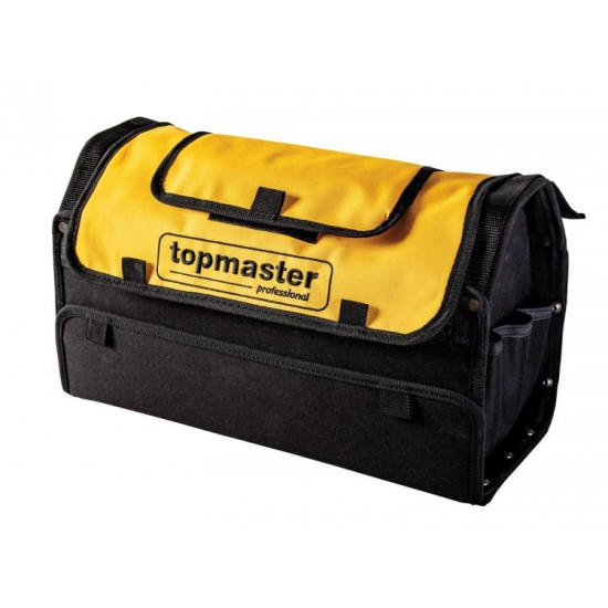 ინსტრუმენტების ჩანთა + ორგანაიზერი 2 ც Topmaster 499947 420x200x240 მმ ხელსაწყოები, სამშენებლო მოწყობილობები Topmaster იკავებს მოწინავე პოზიციებს ხელის და პნევმატური ინსტრუმენტების ბაზარზე. ინსტრუმენტების ჩანთა plus ორგანაიზერი 2 ც Topmaster 499947 420x200x240 მმ