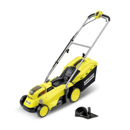 აკუმულატორის გაზონის საკრეჭი Karcher LMO 18-33 18V ხელსაწყოები, ბაღის ინსტრუმენტები გაზონის საკრეჭი Karcher LMO 18-33 წარმოადგენს მსუბუქ, მოსახერხებელ და მანევრირებად ხელსაწყოს, მოცელვის 33 სმ-იანი მოცულობით. აკუმულატორის გაზონის საკრეჭი Karcher LMO 18-33 18V