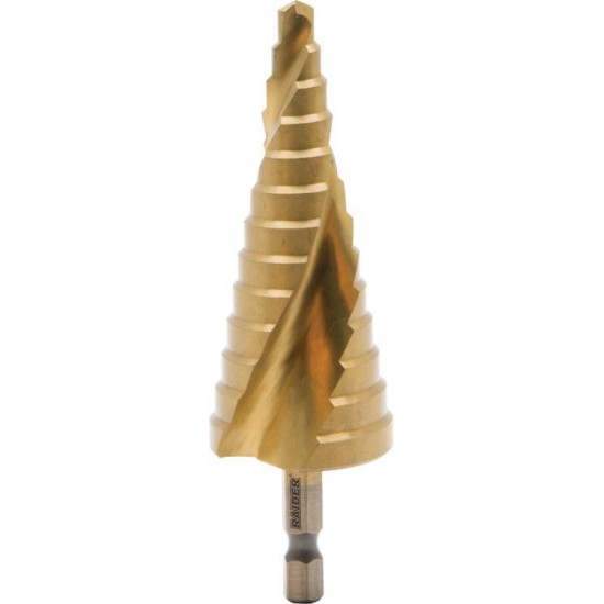 ბურღი საფეხურიანი Raider 150679 4-20 მმ ხელსაწყოები, ინსტრუმენტების მასალები ბურღი საფეხურიანი Raider 150679 4-20 მმ ტექნიკური მახასიათებლები:• მწარმოებელი: Raider• დიამეტრი: 4-20 მმ დამატებითი მახასიათებლები:• სამაგრი: HEX 1/4 ბურღი საფეხურიანი Raider 150679 4-20 მმ