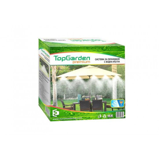 ჰაერის გამაგრილებელი Topgarden TG-380902 15 მ ხელსაწყოები, ბაღის ინსტრუმენტები ჰაერის გამაგრილებელი Topgarden TG-380902 15 მ ეს არის კომპლექტი, როემლიც უზრუნველყოფს ნისლის წარმოქმნას. ჰაერის გამაგრილებელი Topgarden TG-380902 15 მ
