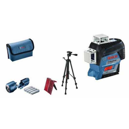 ლაზერული ნიველირი Bosch GLL 3-80 C Professional (0601063R01) ხელსაწყოები, ელექტრო ინსტრუმენტები Bosch GLL 3-80 C Professional არის ძალიან ზუსტი ნიველირი, შესაძლებელია Bluetooth-ის საშუალებით სმარტფონთან დაკავშირება. ლაზერული ნიველირი Bosch GLL 3-80 C Professional (0601063R01)