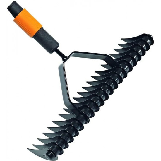 ფოცხის ტარის გარეშე Fiskars QuikFit 1000655 ხელსაწყოები, ბაღის ინსტრუმენტები Fiskars QuikFit 1000655 იდეალურია გაზონის მოსავლელად, უზრუნველყოფს ხავსის და ჩალის მარტივ მოცილებას. ფოცხის ტარის გარეშე Fiskars QuikFit 1000655