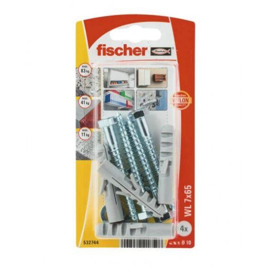 სამაგრი უნიტაზის Fischer WL7x65 K 4 ც 532744 ხელსაწყოები, სამაგრები Fischer აწარმოებს სამშენებლო სამაგრებს სხვადასხვა ტიპის სამუშაოებისთვის. სამაგრი უნიტაზის Fischer WL7x65 K 4 ც 532744