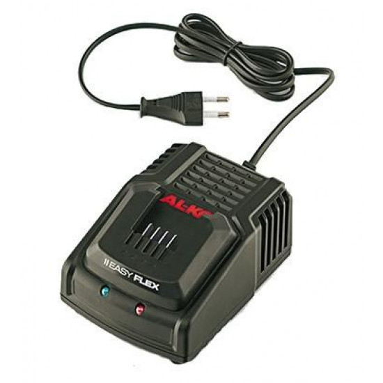 დამტენი მოწყობილობა AL-KO C 30 Li EasyFlex (113560) ხელსაწყოები, ბაღის ინსტრუმენტები ტექნიკური მახასიათებლები: • მწარმოებელი: AL-KO • თავსებადობა: სერია EasyFlex დამატებითი მახასიათებლები: • აკუმულატორის ტიპი: 20V/3A • დამუხტვის მაქსიმალური დრო: 50 წთ • დამუხტვის დასრულების შუქდიოდური ინდიკატორი ფი დამტენი მოწყობილობა AL-KO C 30 Li EasyFlex (113560)