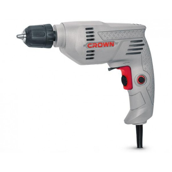 დრელი Crown CT10125C 300W ხელსაწყოები, ელექტრო ინსტრუმენტები Crown CT10125C-ს გააჩნია სიჩქარის რეგულირების და რევერსის ფუნქცია. დრელი Crown CT10125C 300W