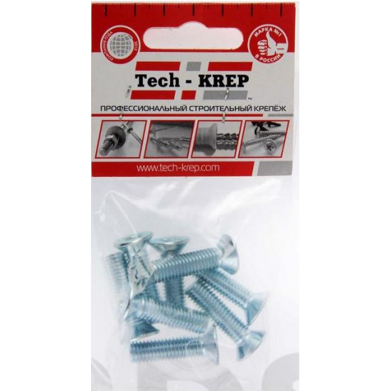 ხრახნი DIN965 დამალული თავ მოთუთ. M8х30 (8 ც.) - შეფ Tech-Krep 112243 ხელსაწყოები, სამაგრები ხრახნი DIN965 დამალული თავ მოთუთ. ხრახნი DIN965 დამალული თავ მოთუთ. M8х30 (8 ც.) - შეფ Tech-Krep 112243