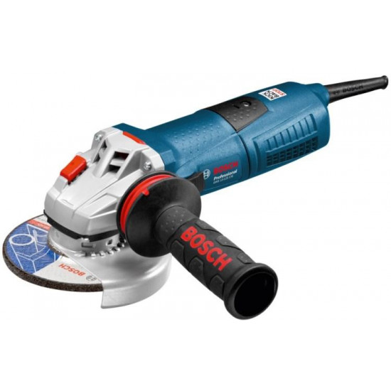 კუთხის სახეხი მანქანა Bosch GWS 13-125 CIE Professional 1300W (060179F002) ხელსაწყოები, ელექტრო ინსტრუმენტები Bosch GWS 13-125 CIE-ს გააჩნია თანამედროვე ძრავი, რომელიც აღჭურვილია დამატებითი ელექტრონული სისტემით დატვირთვისას ბრუნვის შესანარჩუნებლად. კუთხის სახეხი მანქანა Bosch GWS 13-125 CIE Professional 1300W (060179F002)