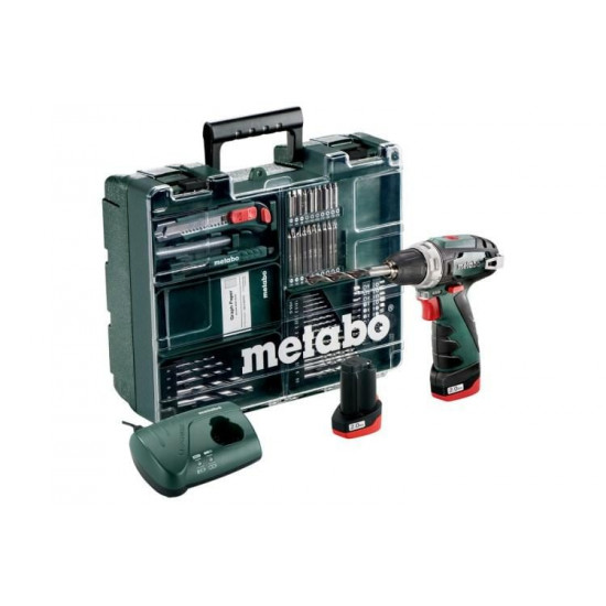 აკუმულატორის დრელი-სახრახნისი Metabo POWERMAXX BS BASIC SET 10.8V (600080880) + აქსესუარები ხელსაწყოები, ელექტრო ინსტრუმენტები აკუმულატორის დრელი-სახრახნისი Metabo POWERMAXX BS BASIC SET 10. აკუმულატორის დრელი-სახრახნისი Metabo POWERMAXX BS BASIC SET 10.8V (600080880) plus აქსესუარები