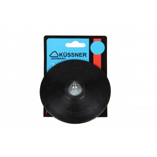 დისკი რეზინის ფხრიწით Kussner 1006-570125 125 მმ ხელსაწყოები, ინსტრუმენტების მასალები დისკი რეზინის ფხრიწით Kussner 1006-570125 125 მმ ეს არის დისკი დრელისთვის. დისკი რეზინის ფხრიწით Kussner 1006-570125 125 მმ