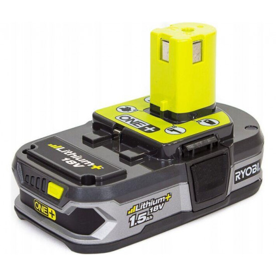 აკუმულატორი Ryobi ONE+ RB18L15 18V 1.5 Ah ხელსაწყოები, ელექტრო ინსტრუმენტები მძლავრი აკუმულატორი High Energy ONE+ Ryobi RB18L15 18V/1. აკუმულატორი Ryobi ONE plus RB18L15 18V 1.5 Ah